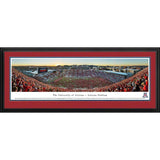 Arizona Wildcats Football Stadium "Stripe" Panorama Framed Print-Print-Blakeway Worldwide Panoramas, Inc.-Top Notch Gift Shop