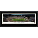 Colorado Football - "Stadium 50 Yard Line" Panorama Framed Print-Print-Blakeway Worldwide Panoramas, Inc.-Top Notch Gift Shop