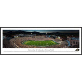 Colorado Football - "Stadium 50 Yard Line" Panorama Framed Print-Print-Blakeway Worldwide Panoramas, Inc.-Top Notch Gift Shop