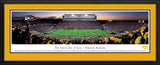 Iowa Football - "Stadium 50 Yard Line" Panorama Framed Print-Print-Blakeway Worldwide Panoramas, Inc.-Top Notch Gift Shop