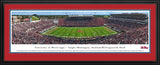 Mississippi Football - "Stadium 50 Yard Line" Panorama Framed Print-Print-Blakeway Worldwide Panoramas, Inc.-Top Notch Gift Shop
