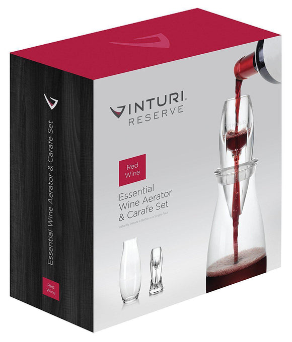 Vinturi Reserve Essential Red Wine Aerator & Carafe Set-Bar Tool-Vinturi-Top Notch Gift Shop