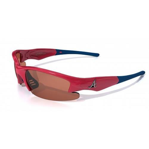 Atlanta Braves Dynasty Sunglasses, Red with Blue Tips-Sunglasses-Maxx-Top Notch Gift Shop