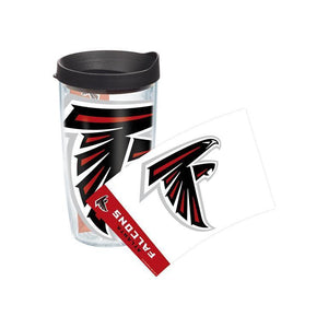 Atlanta Falcons Colossal 16 oz. Tervis Tumbler with Lid - (Set of 2)-Tumbler-Tervis-Top Notch Gift Shop