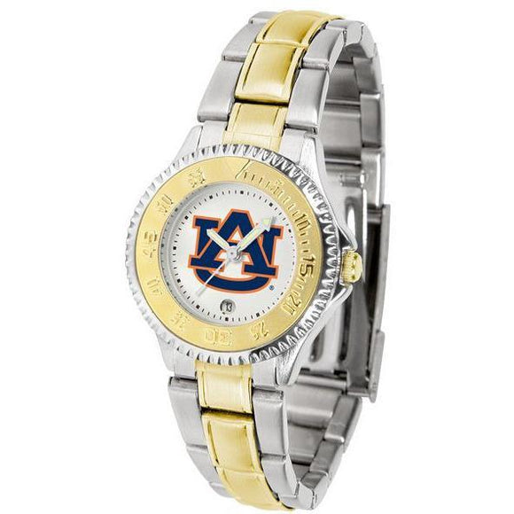 Auburn Tigers Ladies Competitor Two-Tone Band Watch-Watch-Suntime-Top Notch Gift Shop