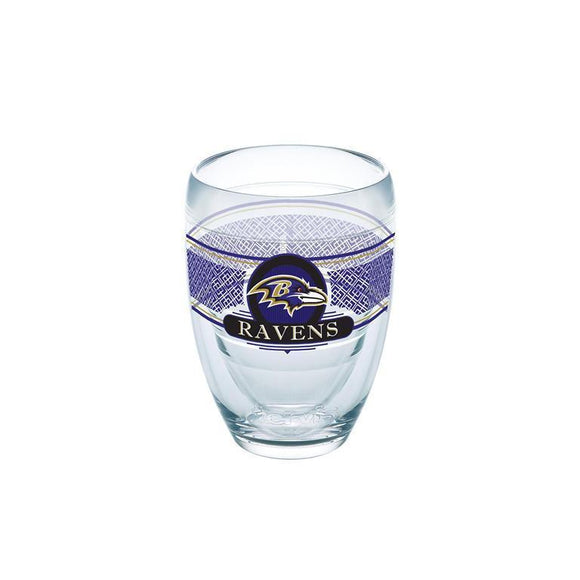 Baltimore Ravens 9 oz. Tervis Stemless Wine Glass - (Set of 2)-Stemless Wine Glass-Tervis-Top Notch Gift Shop