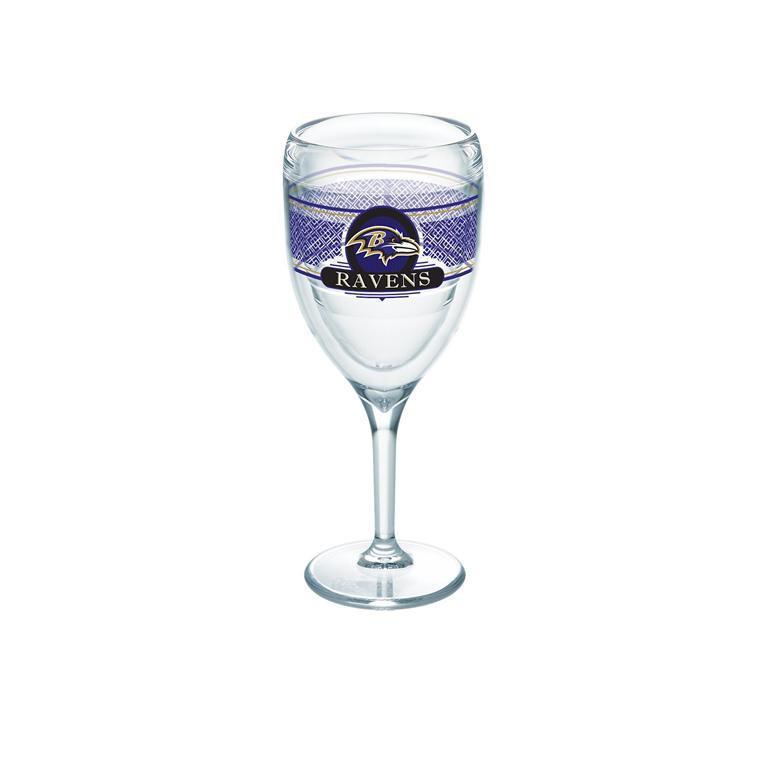 Baltimore Ravens 9 oz. Tervis Wine Glass