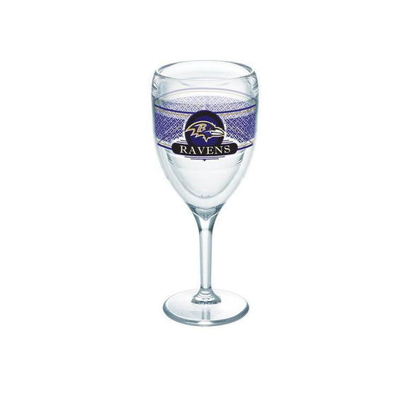 Baltimore Ravens 9 oz. Tervis Wine Glass - (Set of 2)-Wine Glass-Tervis-Top Notch Gift Shop