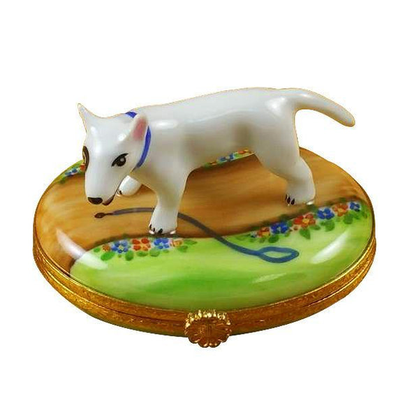Bull Terrier Limoges Box by Rochard™-Limoges Box-Rochard-Top Notch Gift Shop