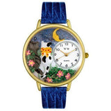 Cats Night Out Watch in Gold (Large)-Watch-Whimsical Gifts-Top Notch Gift Shop