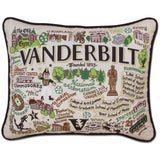 Vanderbilt University Embroidered CatStudio Pillow-Pillow-CatStudio-Top Notch Gift Shop