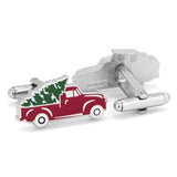 Holiday Truck Cufflinks-Cufflinks-Cufflinks, Inc.-Top Notch Gift Shop