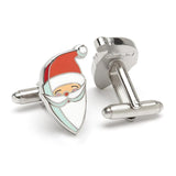 Retro Santa Cufflinks-Cufflinks-Cufflinks, Inc.-Top Notch Gift Shop