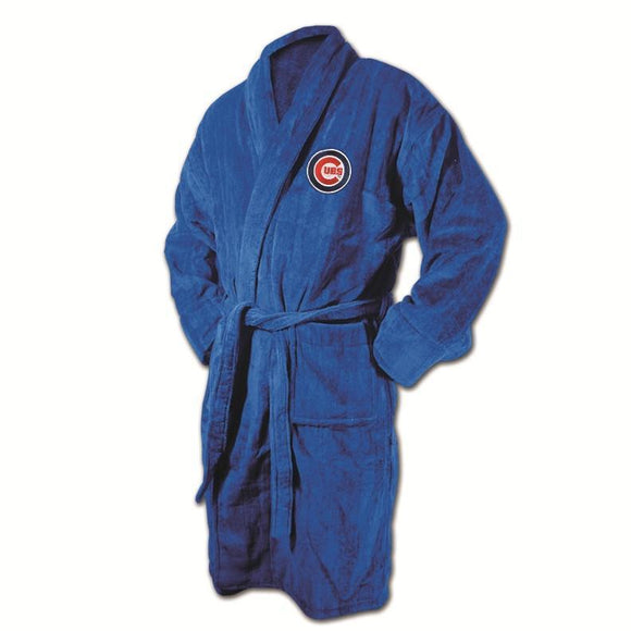 Chicago Cubs Royal Blue Terrycloth Bathrobe-Bathrobe-Wincraft-Top Notch Gift Shop