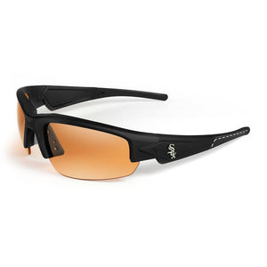 Chicago White Sox Dynasty "Stitch" Sunglasses, Black with Black Tips-Sunglasses-Maxx-Top Notch Gift Shop