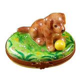 Chocolate Labrador Limoges Box by Rochard™-Limoges Box-Rochard-Top Notch Gift Shop