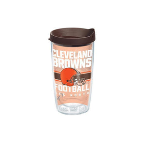 Cleveland Browns Gridiron 16 oz. Tervis Tumbler with Lid - (Set of 2)-Tumbler-Tervis-Top Notch Gift Shop