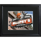 Cleveland Browns Personalized Tavern Sign Print with Matted Frame-Print-JDS Marketing-Top Notch Gift Shop