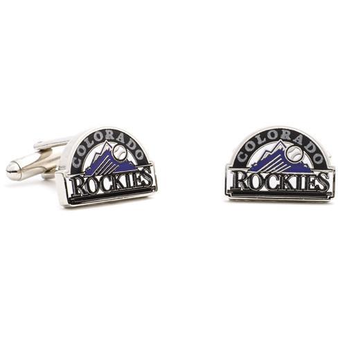 Colorado Rockies Enamel Cufflinks-Cufflinks-Cufflinks, Inc.-Top Notch Gift Shop