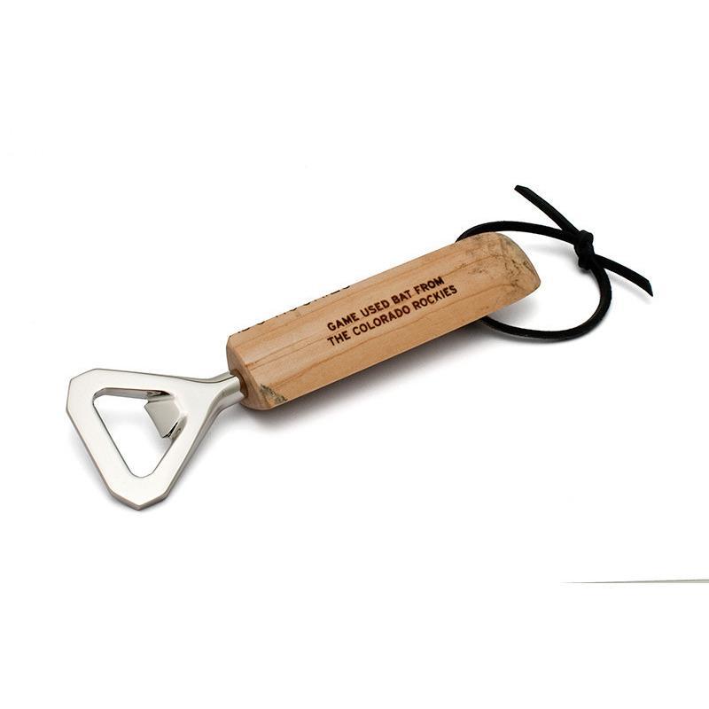 Colorado Rockies Game Used Baseball Bat Bottle Opener-Bottle Opener-Tokens & Icons-Top Notch Gift Shop