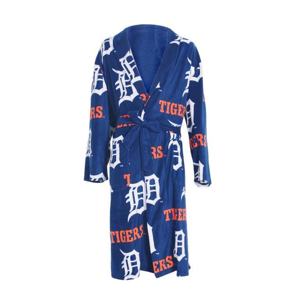 Detroit Tigers Mens Microfleece Robe in Royal-Bathrobe-Concepts Sport-Top Notch Gift Shop