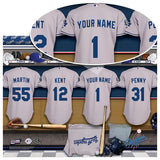Toronto Blue Jays Personalized Locker Room Print with Matted Frame-Print-JDS Marketing-Top Notch Gift Shop