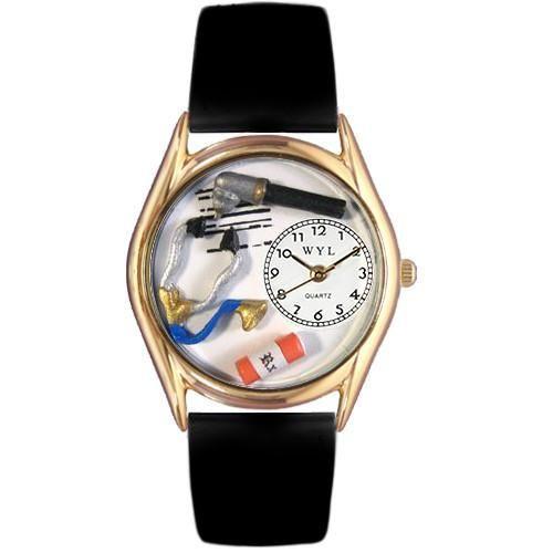 Doctor Watch Small Gold Style-Watch-Whimsical Gifts-Top Notch Gift Shop
