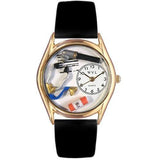 Doctor Watch Small Gold Style-Watch-Whimsical Gifts-Top Notch Gift Shop