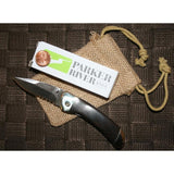 Engraved Classic Folding Pocket Knife - Ebony-Pocket Tool-Parker River Knife-Top Notch Gift Shop