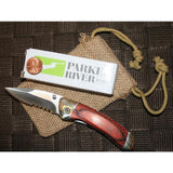 Engraved Classic Folding Pocket Knife - Red Grain-Pocket Tool-Parker River Knife-Top Notch Gift Shop