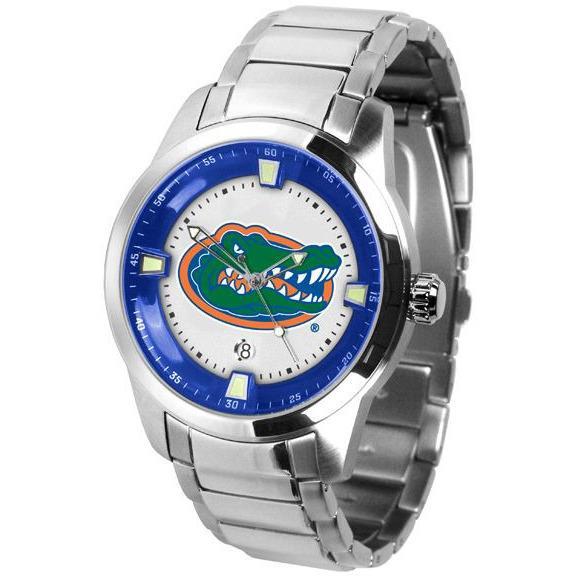 Florida Gators Men's Titan Stainless Steel Band Watch-Watch-Suntime-Top Notch Gift Shop