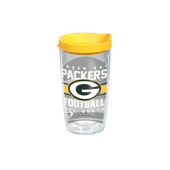 Green Bay Packers Gridiron 16 oz. Tervis Tumbler with Lid - (Set of 2)-Tumbler-Tervis-Top Notch Gift Shop