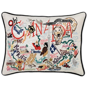 Canada Embroidered CatStudio Pillow-Pillow-CatStudio-Top Notch Gift Shop