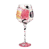 21 Super Bling Wine Glass by Lolita®-Wine Glass-Designs by Lolita® (Enesco)-Top Notch Gift Shop
