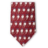 Baseball Pitches Silk Necktie-Necktie-Josh Bach Limited-Top Notch Gift Shop