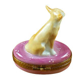 Chihuahua On Pink Base Limoges Box by Rochard™-Limoges Box-Rochard-Top Notch Gift Shop