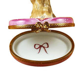 Yorkie On Pink Base Limoges Box by Rochard™-Limoges Box-Rochard-Top Notch Gift Shop