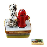 Dalmatian By Fire Hydrant Limoges Box by Rochard™-Limoges Box-Rochard-Top Notch Gift Shop