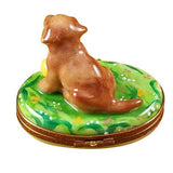 Chocolate Labrador Limoges Box by Rochard™-Limoges Box-Rochard-Top Notch Gift Shop