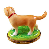 Standing Blond Labrador Limoges Box by Rochard™-Limoges Box-Rochard-Top Notch Gift Shop