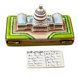 Capital Dome With Removable Bill Of Rights Limoges Box by Rochard™-Limoges Box-Rochard-Top Notch Gift Shop