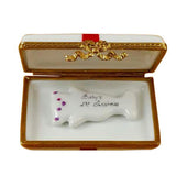 Baby's 1st Christmas (Pink) Limoges Box by Rochard™-Limoges Box-Rochard-Top Notch Gift Shop