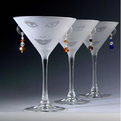 Lola Martini Glass-Martini Glass-Asta Glass-Top Notch Gift Shop