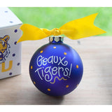 LSU Christmas Ornament-Ornament-Coton Colors-Top Notch Gift Shop