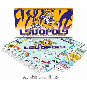 LSU-opoly - Louisiana State Universoty Monopoly Game-Game-Late For The Sky-Top Notch Gift Shop