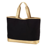 Black Cabana Tote - Personalized-Bag-Viv&Lou-Top Notch Gift Shop