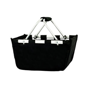 Black Mini Market Tote - Personalized-Bag-Viv&Lou-Top Notch Gift Shop