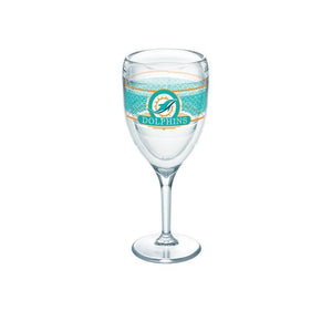 Miami Dolphins 9 oz. Tervis Wine Glass - (Set of 2)-Wine Glass-Tervis-Top Notch Gift Shop