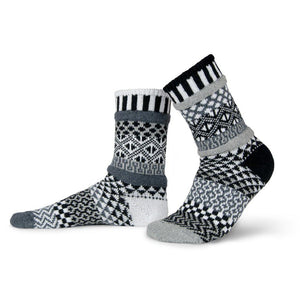 Midnight Mismatched Crew Socks-Socks-Solmate Socks-Top Notch Gift Shop
