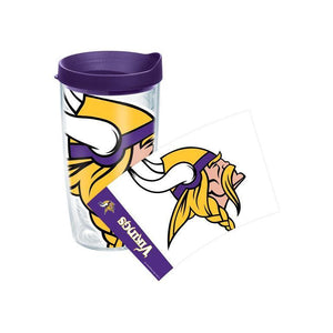 Minnesota Vikings Colossal 16 oz. Tervis Tumbler with Lid - (Set of 2)-Tumbler-Tervis-Top Notch Gift Shop